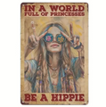 NEW 2D 8x12 Funny Retro 1960s HIPPIE Metal Novelty Sign 