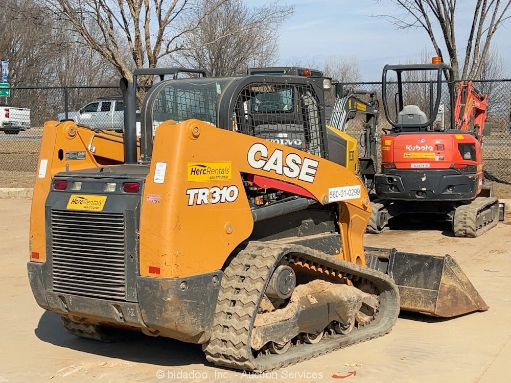 2019 Case TR310 Skid Steer Compact Track Loader Crawler Aux Hyd Bucket bidadoo