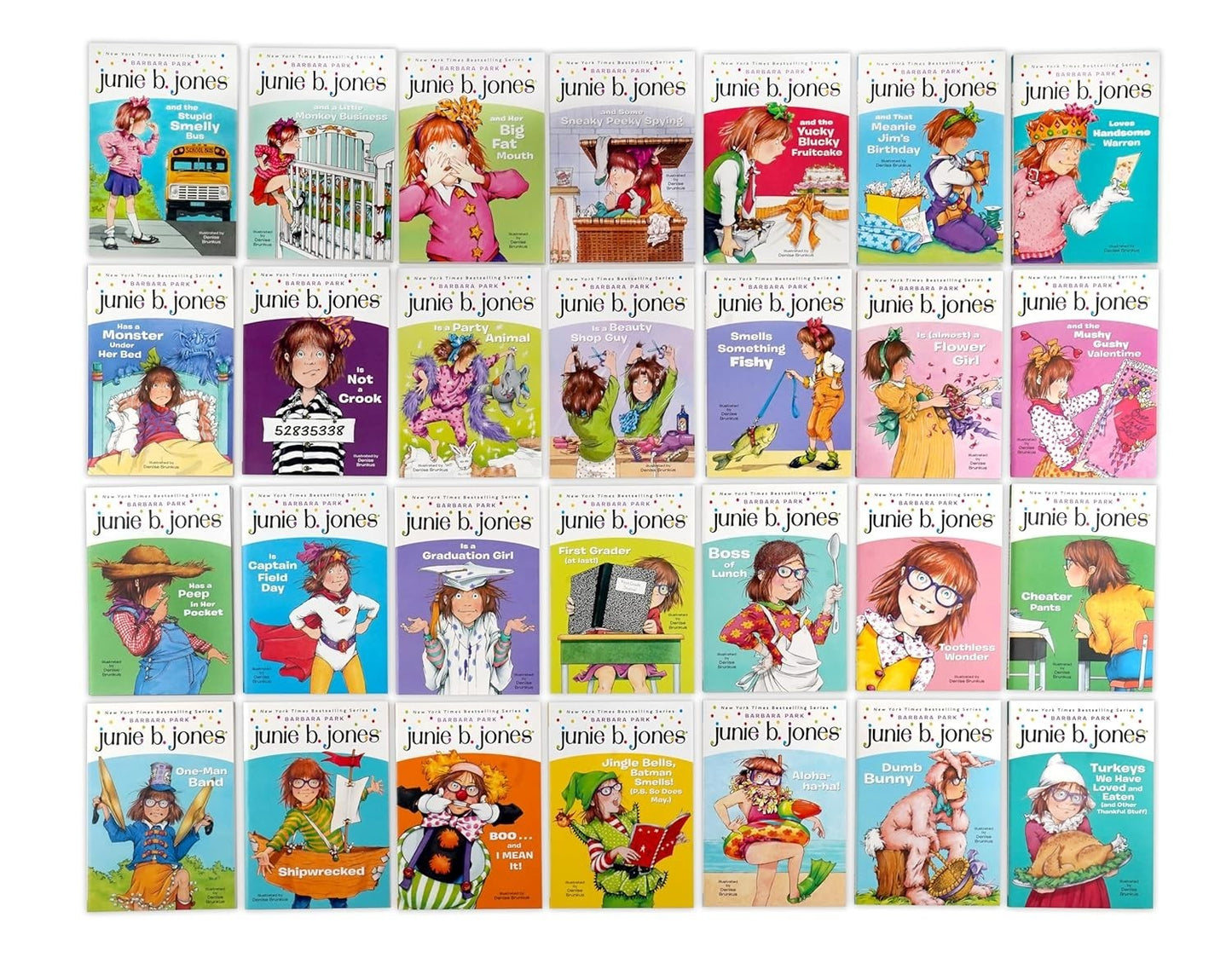 Junie B. Jones Books 1–28 – Complete 28-Book Paperback Boxed Set Collection