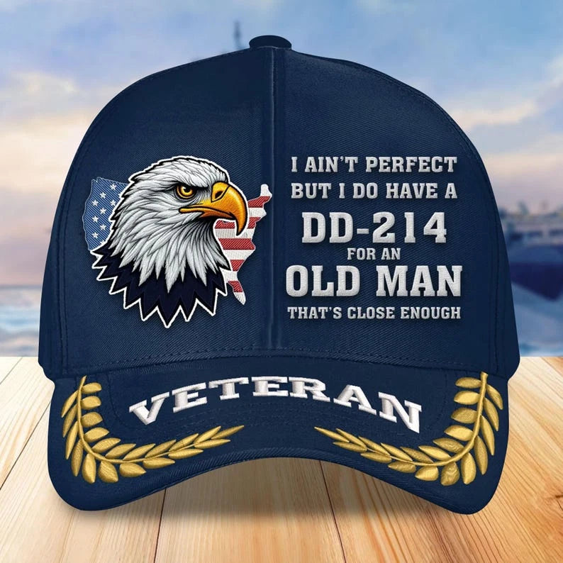 Veterans Day Hat Printed with “I Do Have DD-214” – Veteran Hat for Men