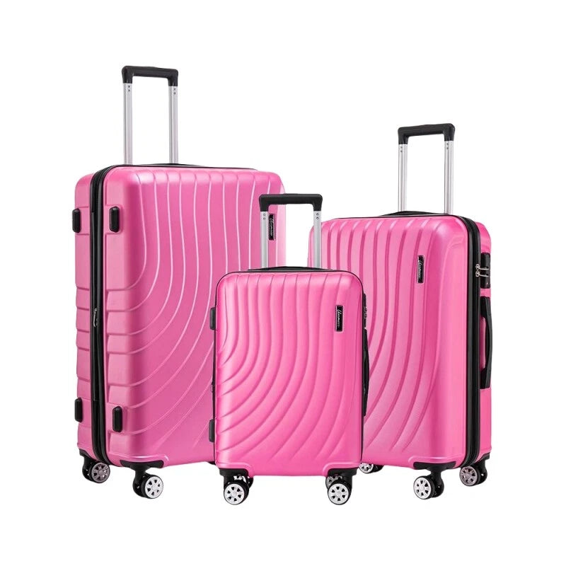 Luggage Set 3 Piece Expandable Suitcase TSA Lock Double Spinner Wheels HardSide
