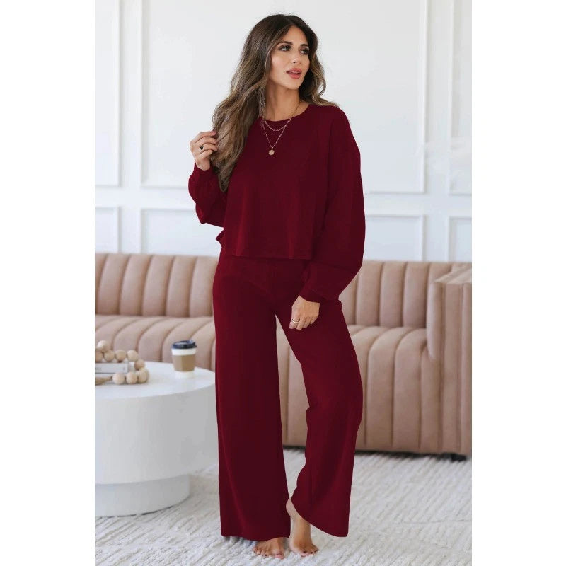 Women's 2Pcs Long Sleeved Sportswear Sportswear Bicycle Exercise Jogging Sets