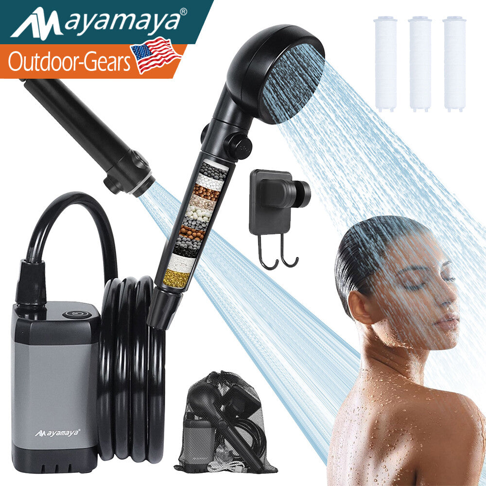 Portable Camping Shower 6000mAh Rechargeable Outdoor Camp Pump for Hiking Travel | eBay eBay Homepage More information - about the condition of this item Diners Club