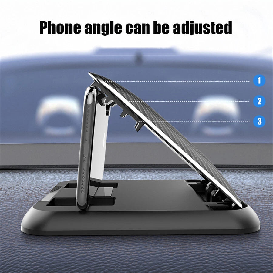 Car Accessories Dashboard Phone Mount Holder Stand For Phone GPS Black Silicone