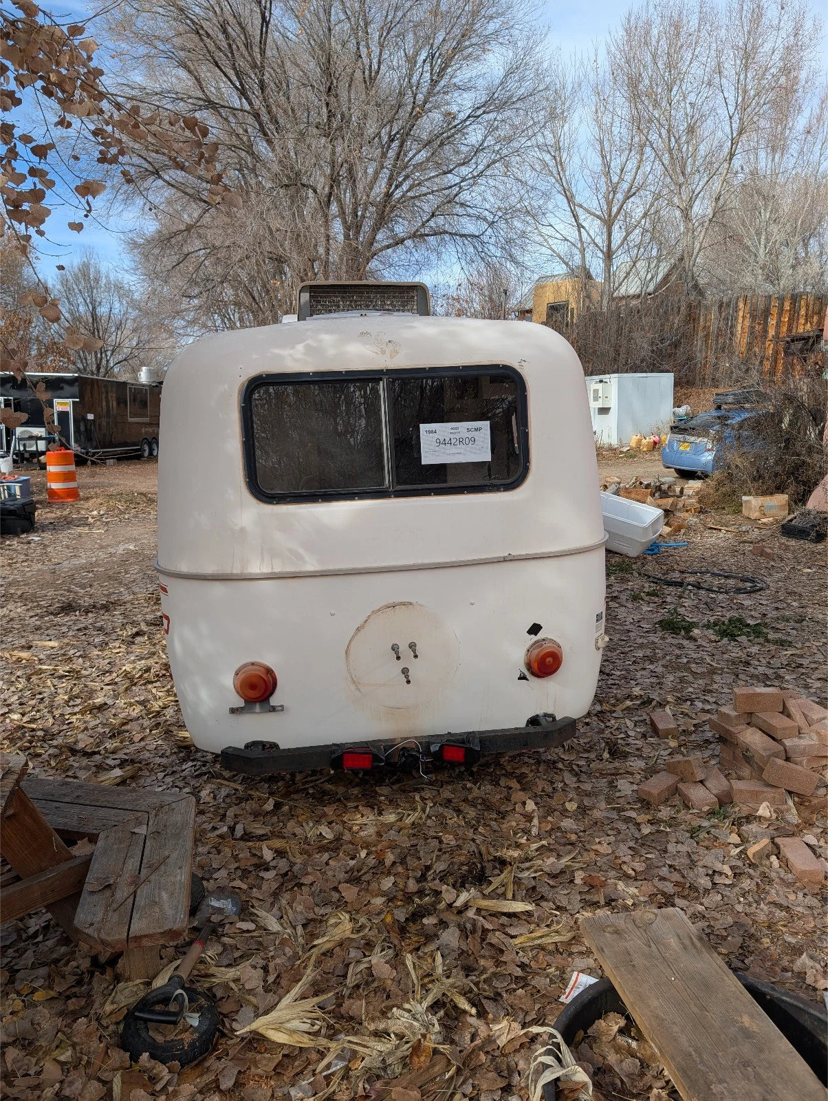 1984 19ft Scamp Camper Trailer bumper or gooseneck pull nice original condition