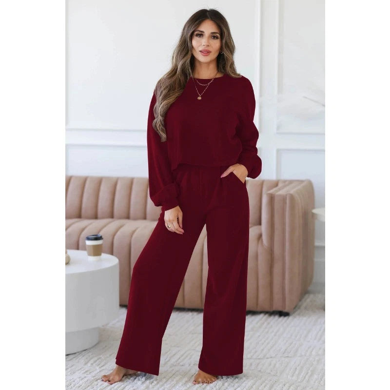 Women's 2Pcs Long Sleeved Sportswear Sportswear Bicycle Exercise Jogging Sets