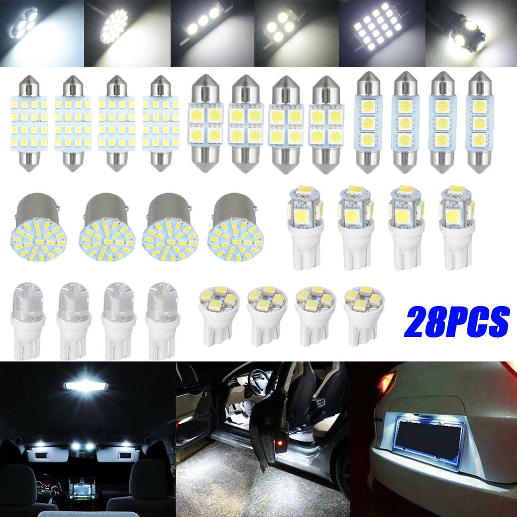 28Pcs White Car Interior LED Light Accessories For Dome Map License Plate Bulbs | eBayeBay HomeMore information - About this item conditionDiners Club