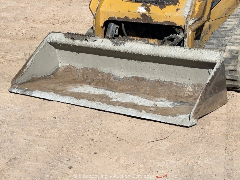 2019 Caterpillar 259D Skid Steer Track Loader Crawler Aux Hyd Bucket bidadoo