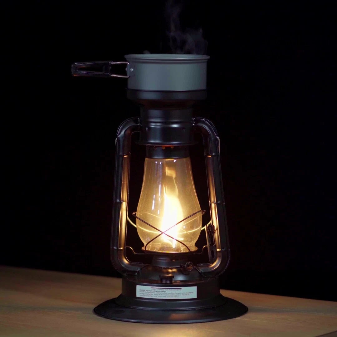 Rayo Heater and Cooker Emergency Camping Lantern, Fuel Lamp with Cooking Pot
