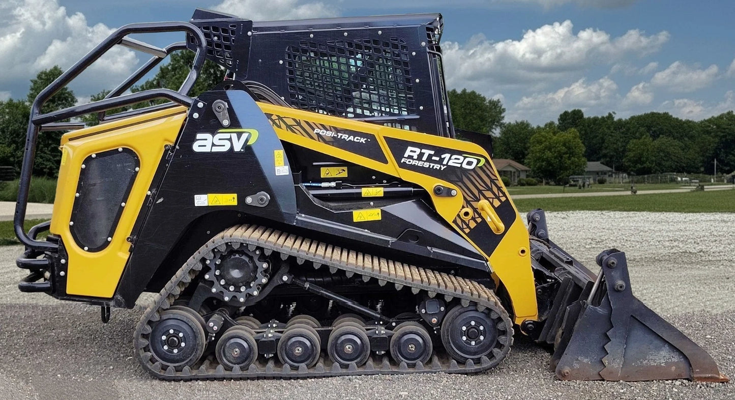 2023 ASV RT120 Forestry Skid Steer Quick coupler AC