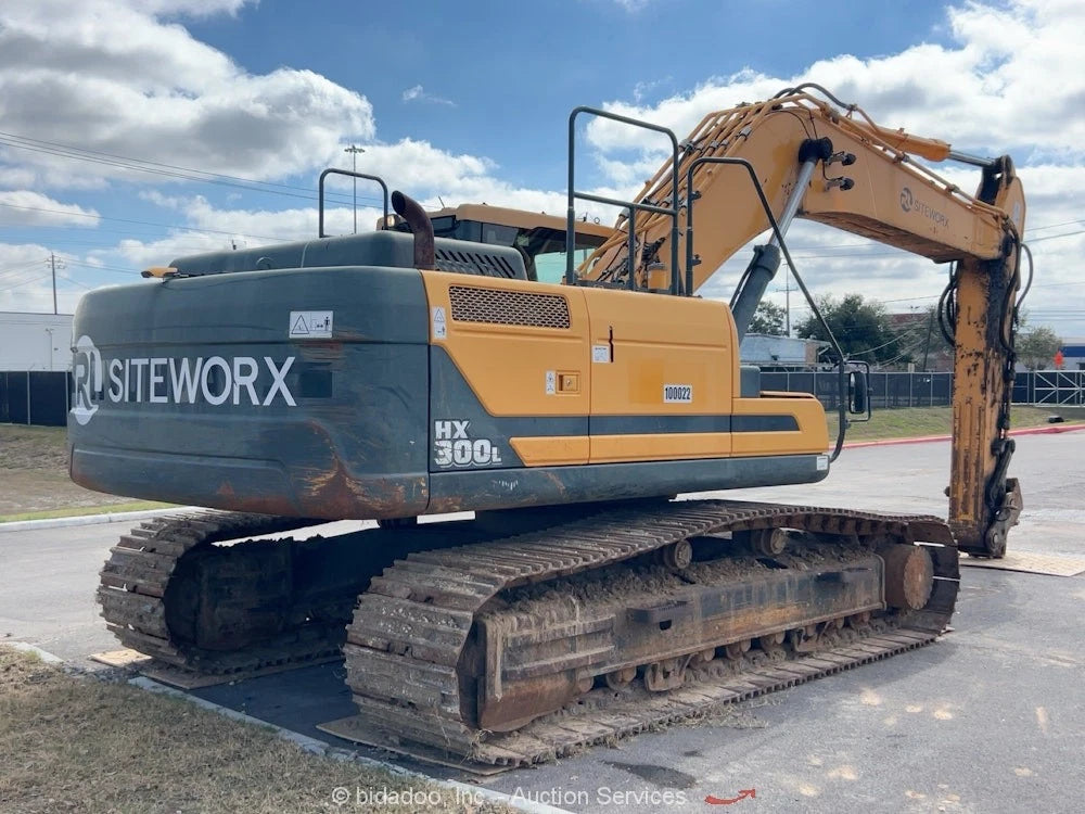 Hyundai HX300L 2019 excavadora hidráulica cabina excavadora aire acondicionado auxiliar hidráulico Cummins bidadoo-