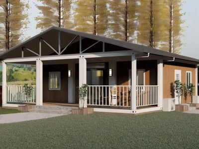 2-3 Bedroom prefab Flat Packed Houses Fast Assembly Expandable Container Live Ho