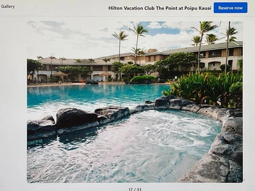 7-Night Stay at Hilton Vacation Club The Point at Poipu Kauai-Oceanfront 2 BedRm
