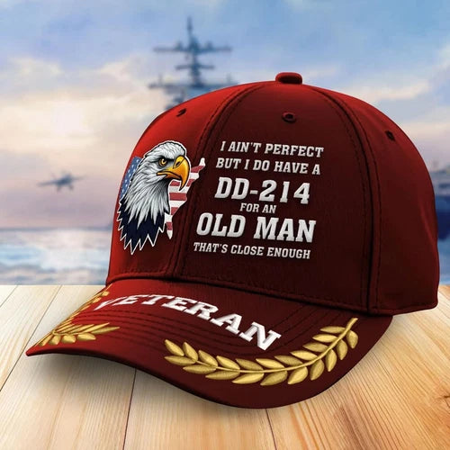 Veterans Day Hat Printed with “I Do Have DD-214” – Veteran Hat for Men