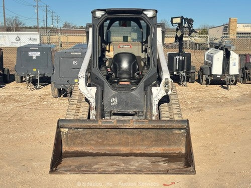 2022 Bobcat T64 Skid Steer Track Loader Crawler Bucket Aux Hydraulics bidadoo