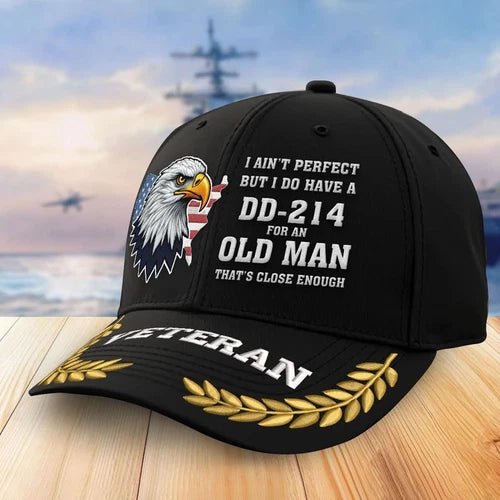 Veterans Day Hat Printed with “I Do Have DD-214” – Veteran Hat for Men