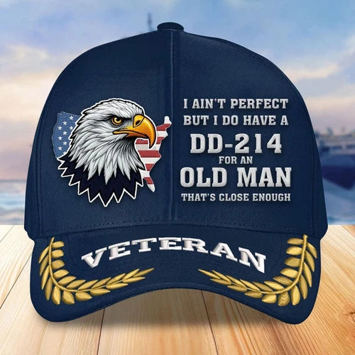 Veterans Day Hat Printed with “I Do Have DD-214” – Veteran Hat for Men