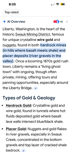 GOLD MINE Minerals Claim Historic Liberty WA Placer BLM RARE! 19.92 Acres Road