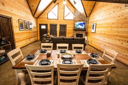 2NIGHT STAY Luxury Cabin Vacation Rental Broken Bow Okla Beavers Bend BLUE EAGLE