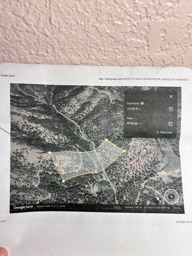 GOLD MINE Minerals Claim Historic Liberty WA Placer BLM RARE! 19.92 Acres Road