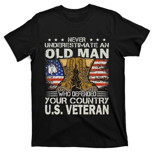 US Veteran Veterans Day Us Patriot T-Shirt For Men