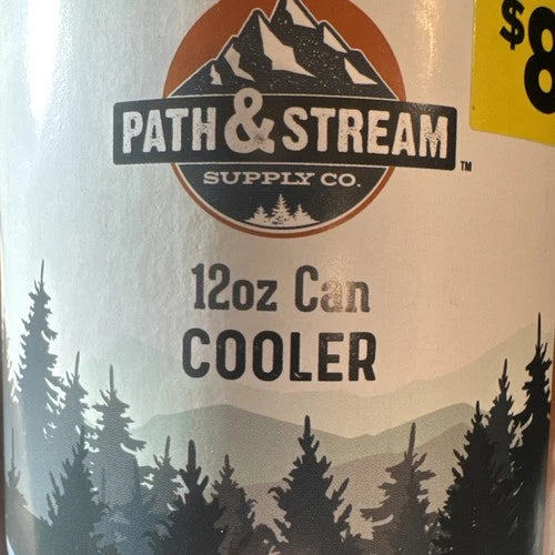 3 pack Path & Stream 12 oz Can Cooler Insulated Beverage Koozie ,Coozie