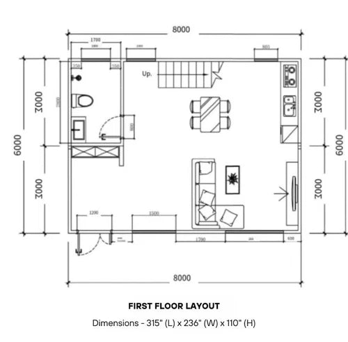 Double Story House 2024 Tiny House, Foldable Tiny Home with Well Equipped...