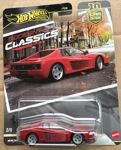 2026 Car Culture Modern Classics Ferrari Testarossa W/Protector. Price Is Firm