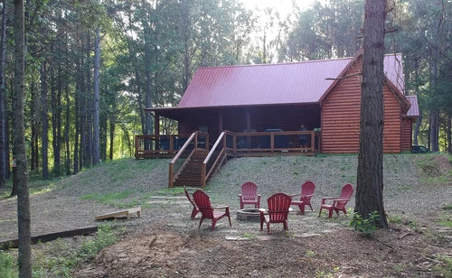 2NIGHT STAY Luxury Cabin Vacation Rental Broken Bow Okla Beavers Bend BLUE EAGLE