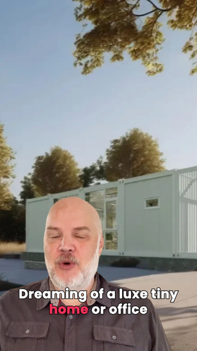 40ft Modular Container Home Prefab Tiny House 2/3 Bed, Bath, Kitchen- Fast Setup