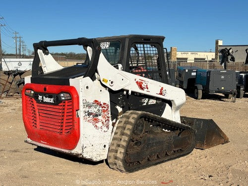 2022 Bobcat T64 Skid Steer Track Loader Crawler Bucket Aux Hydraulics bidadoo