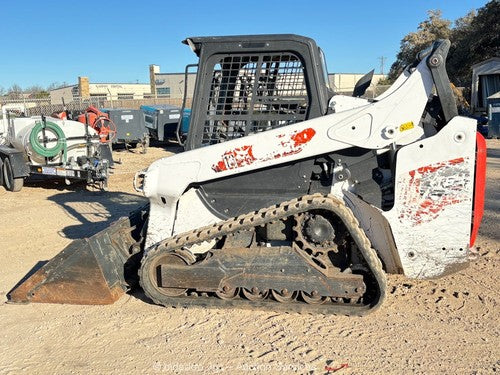 2022 Bobcat T64 Skid Steer Track Loader Crawler Bucket Aux Hydraulics bidadoo