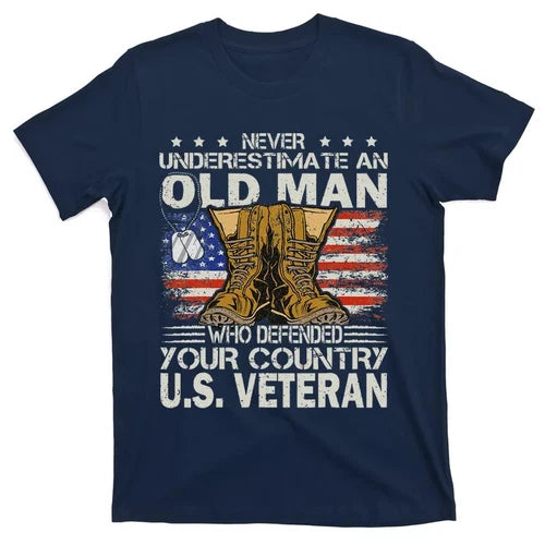 US Veteran Veterans Day Us Patriot T-Shirt For Men