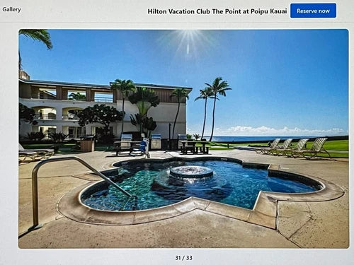 7-Night Stay at Hilton Vacation Club The Point at Poipu Kauai-Oceanfront 2 BedRm
