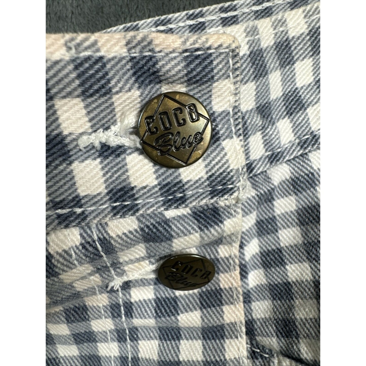 Urban Coco Blue Short Plaid Schoolgirl Shorts Women’s 9/10 Pre-Owned Skirt