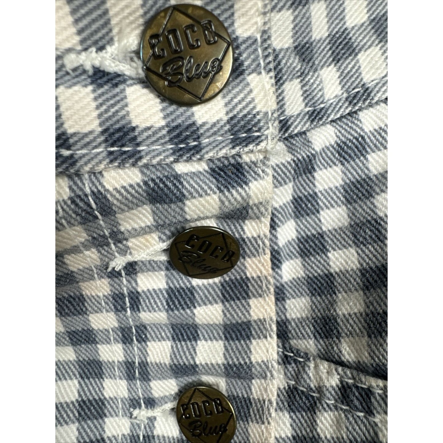 Urban Coco Blue Short Plaid Schoolgirl Shorts Women’s 9/10 Pre-Owned Skirt