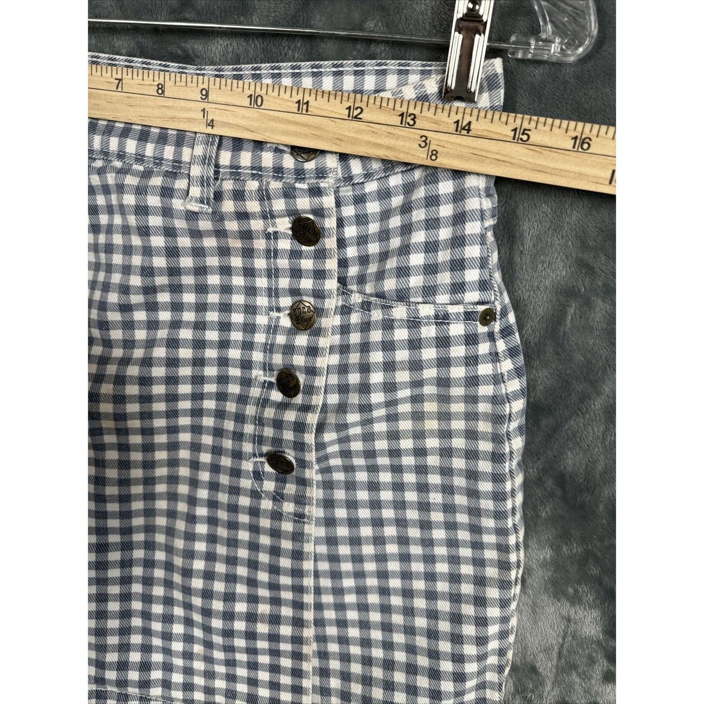 Urban Coco Blue Short Plaid Schoolgirl Shorts Women’s 9/10 Pre-Owned Skirt