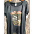 GILDAN Women’s  Black Biker Graphic Size 2 X