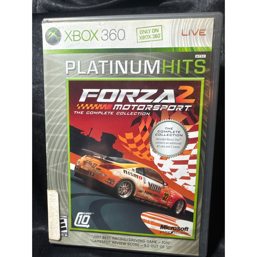 Forza Motorsport 2 Platinum Hits Xbox 360 Complete Collection Racing Game