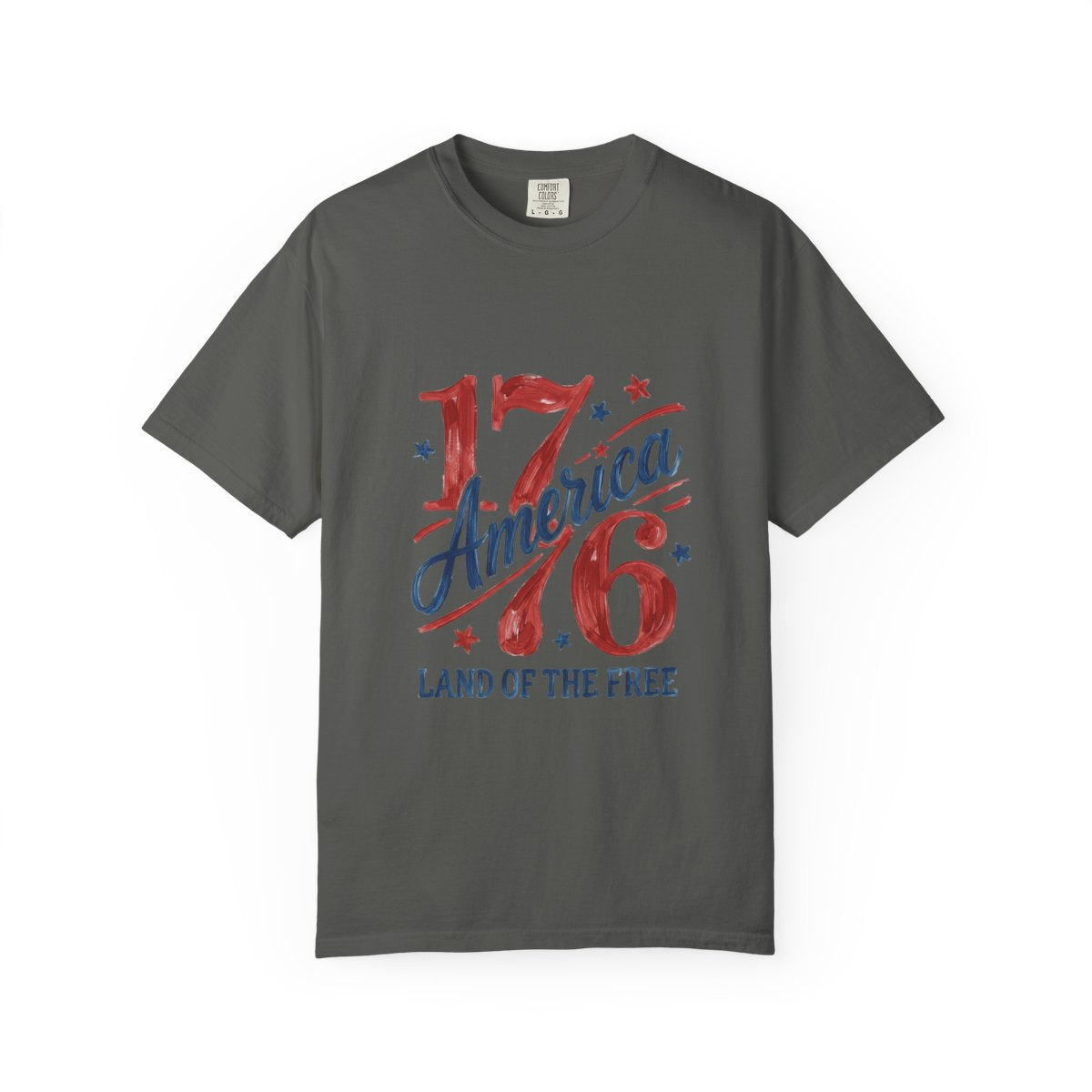 America 1776 T-Shirt, Patriotic Custom Tee, Vintage Style Graphic, Land of the Free Apparel, USA Celebration Shirt, July 4th Gift