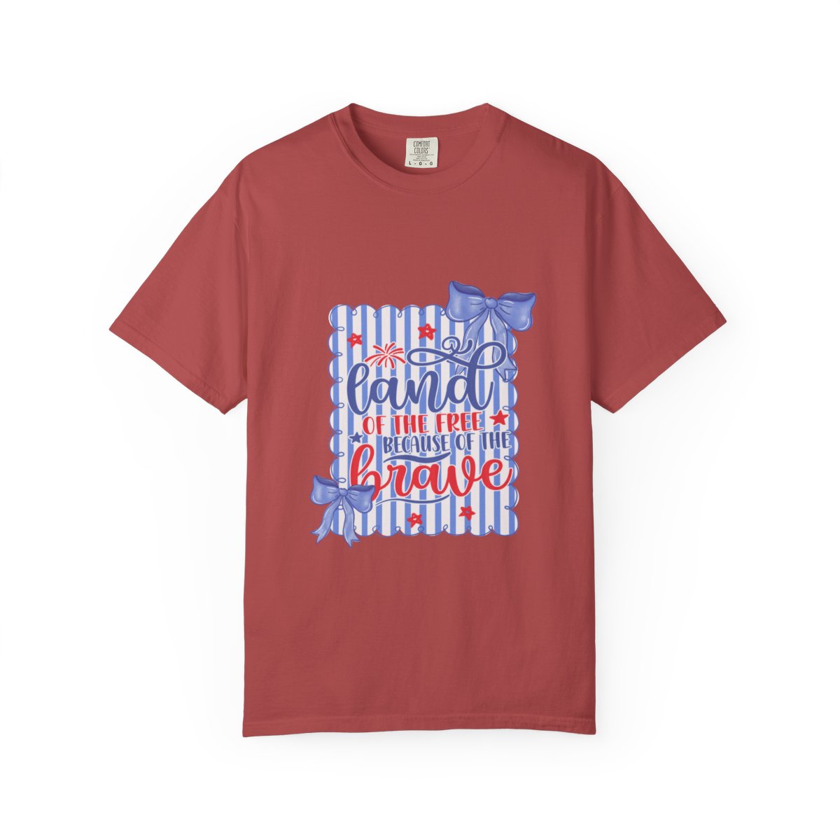 Land of the Free Patriotic Shirt, Customizable USA T-Shirt, Independence Day Tee, Soft Cotton Top, Gift for Patriots, American Pride