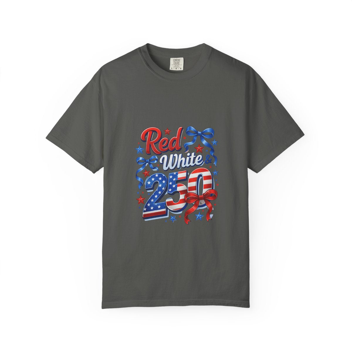 Patriotic 250th Celebration Shirt, Red White & Blue Tee, USA Anniversary T-Shirt, Independence Day Apparel, 4th of July Gift, Graphic Tee