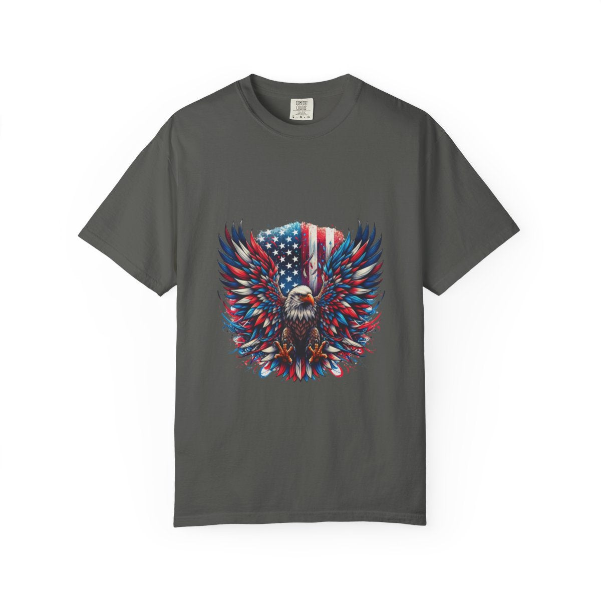 Patriotic Eagle T-Shirt, American Flag Graphic Tee, 4th of July Shirt, USA Pride Apparel, Bald Eagle Design, Men's Women's Clothing