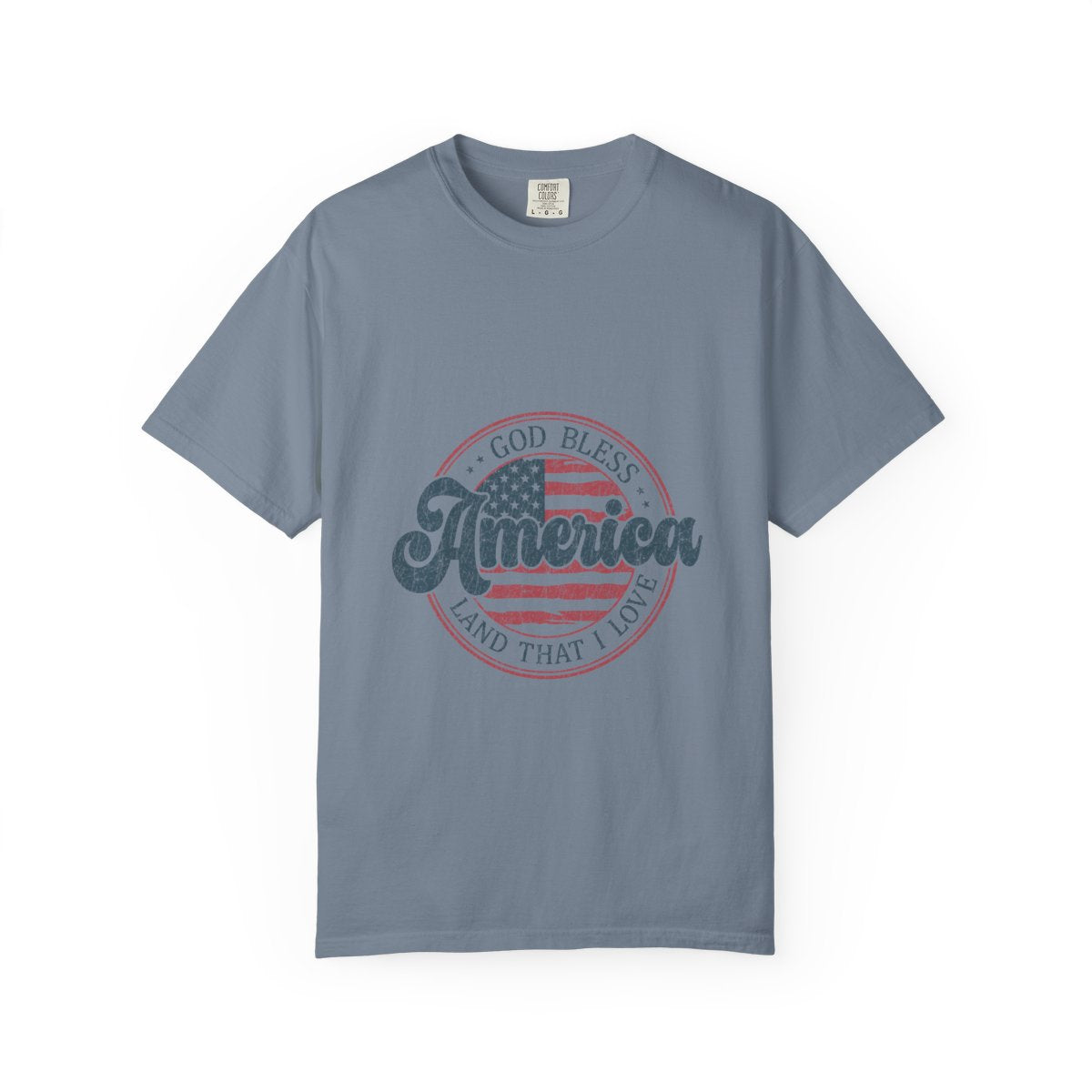 Patriotic God Bless America Shirt, USA Flag Graphic Tee, American Pride T-Shirt, Independence Day Apparel, Gift for Veterans