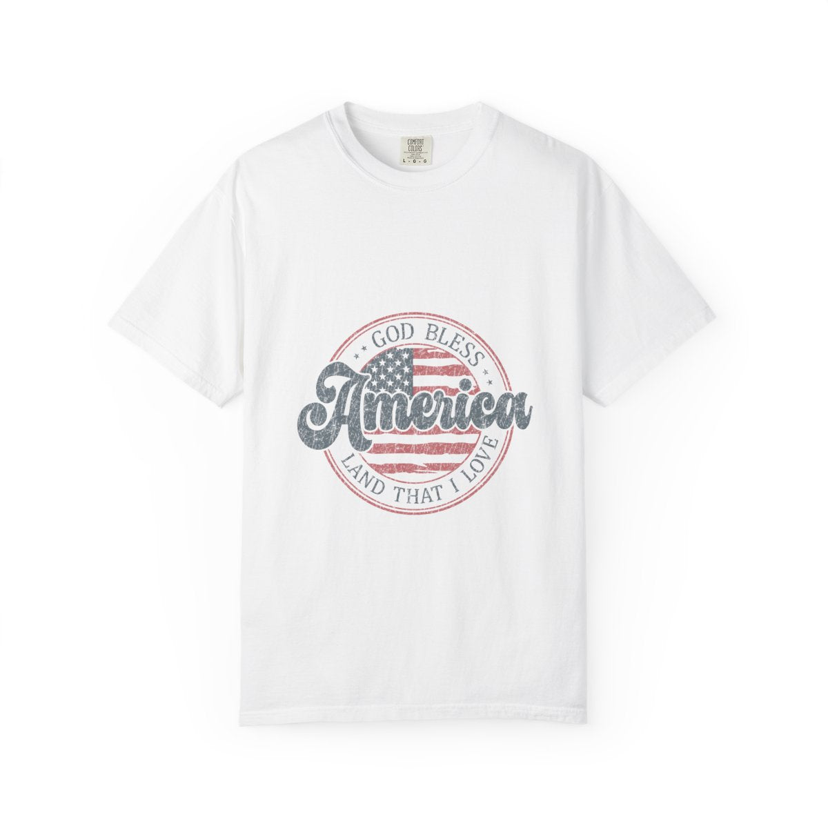 Patriotic God Bless America Shirt, USA Flag Graphic Tee, American Pride T-Shirt, Independence Day Apparel, Gift for Veterans