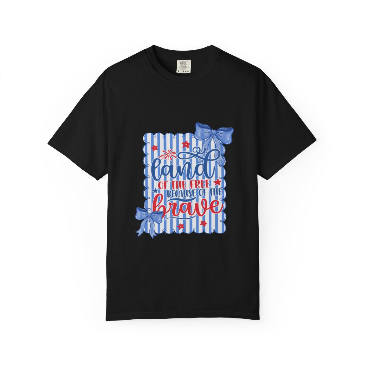 Land of the Free Patriotic Shirt, Customizable USA T-Shirt, Independence Day Tee, Soft Cotton Top, Gift for Patriots, American Pride