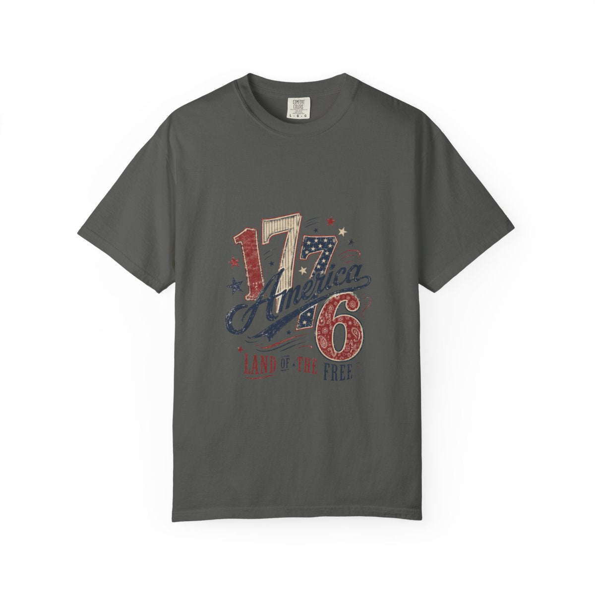 Vintage USA 1776 T-Shirt, Patriotic American Design, Land of the Free Tee, Independence Day Shirt, 4th of July Top, Retro USA Shirt