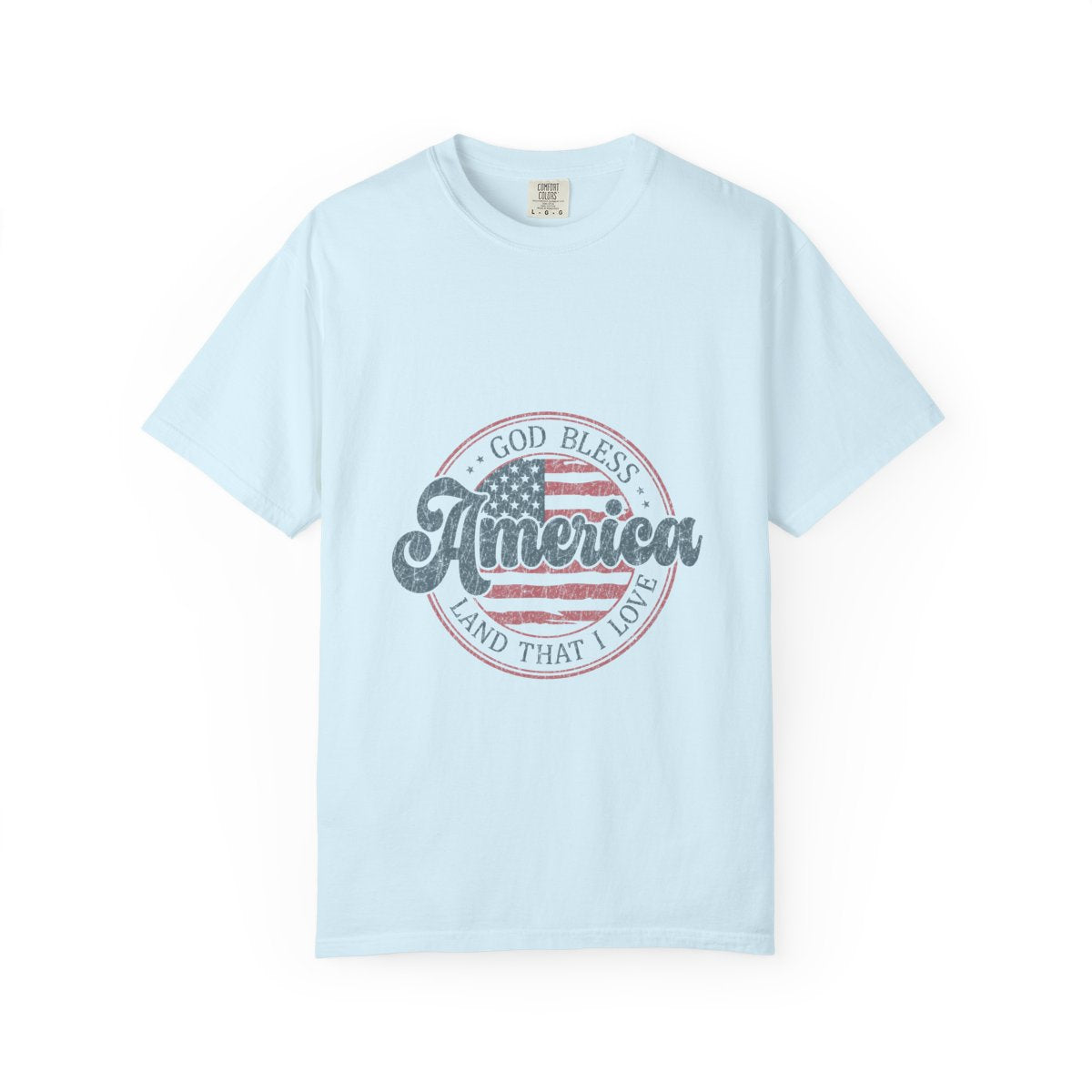 Patriotic God Bless America Shirt, USA Flag Graphic Tee, American Pride T-Shirt, Independence Day Apparel, Gift for Veterans