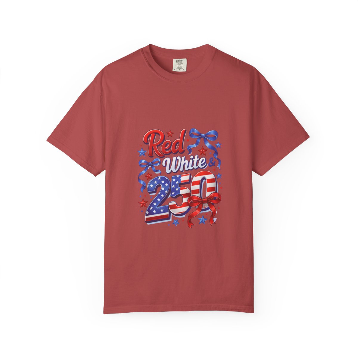 Patriotic 250th Celebration Shirt, Red White & Blue Tee, USA Anniversary T-Shirt, Independence Day Apparel, 4th of July Gift, Graphic Tee