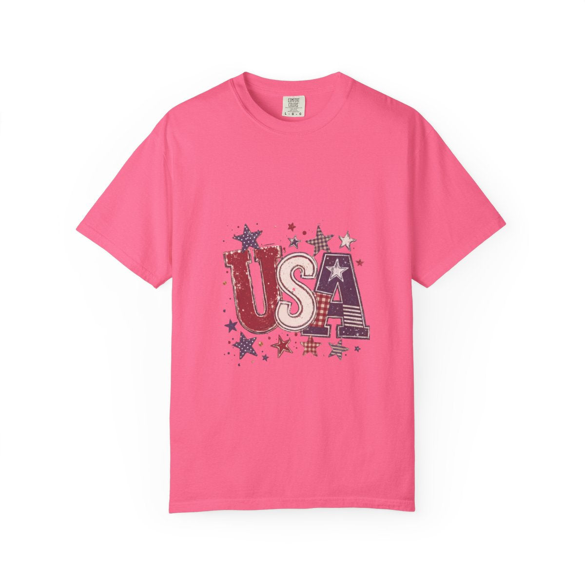 USA Patriotic T-shirt, Vintage Stars & Stripes Tee, Independence Day Clothing, Retro American Pride Shirt, Red White Blue Apparel